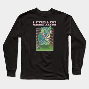 Green leopard head Long Sleeve T-Shirt